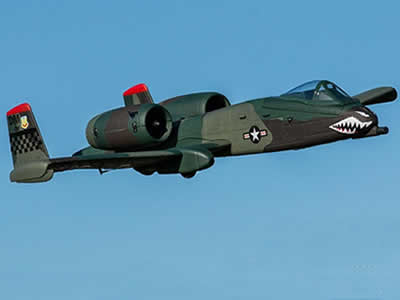 Dynam A-10 Thunderbolt II V2 Green 64mm EDF Jet - PNP RC airplane