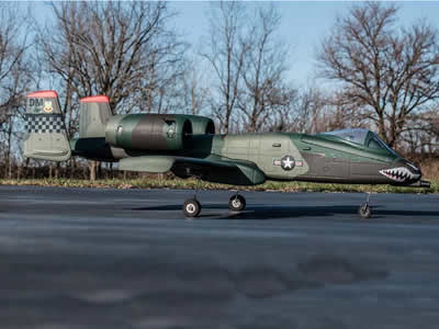 Dynam A-10 Thunderbolt II V2 Green 64mm EDF Jet - PNP RC airplane