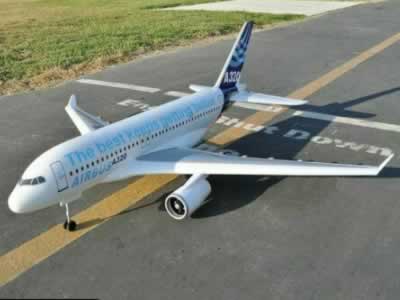 Airbus A320 Twin EDF 60" WS RC Airplane Laser Cut Balsa Ply Short Kit W/ Plans