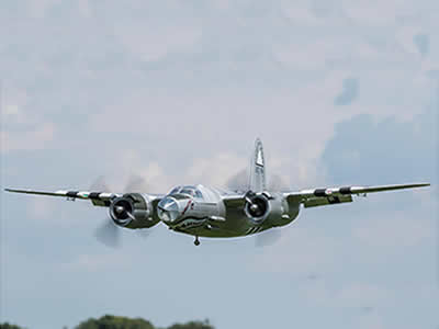 Dynam B-26 Marauder 1500mm (59 inch ) Wingspan - PNP RC airplane