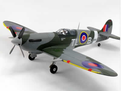 Dynam Spitfire 1200mm V3 RC Plane Warbird with Flaps RC Airplane
