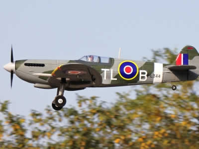 Dynam Spitfire 1200mm V3 RC Plane Warbird with Flaps RC Airplane
